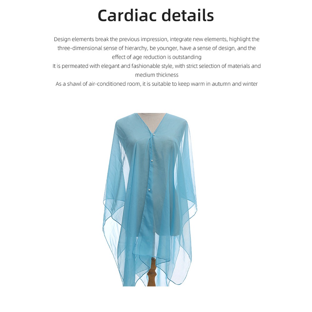 Fashion Solid color Shawl Scar - Cover Up Kaftan ulasan dan harga