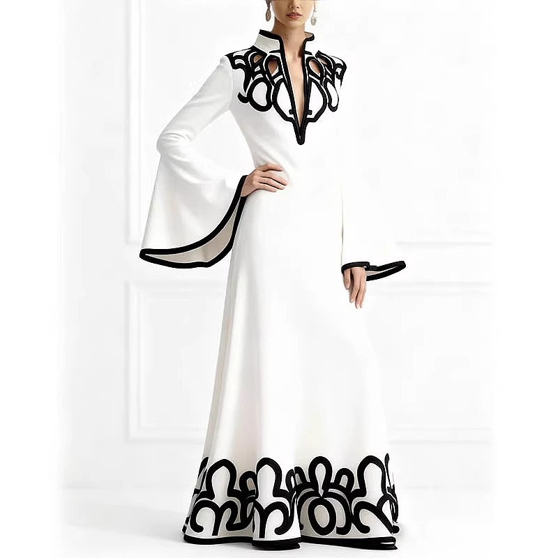 Elegant V-Neck Long Sleeve Flo - Romper Floral Print ulasan dan harga