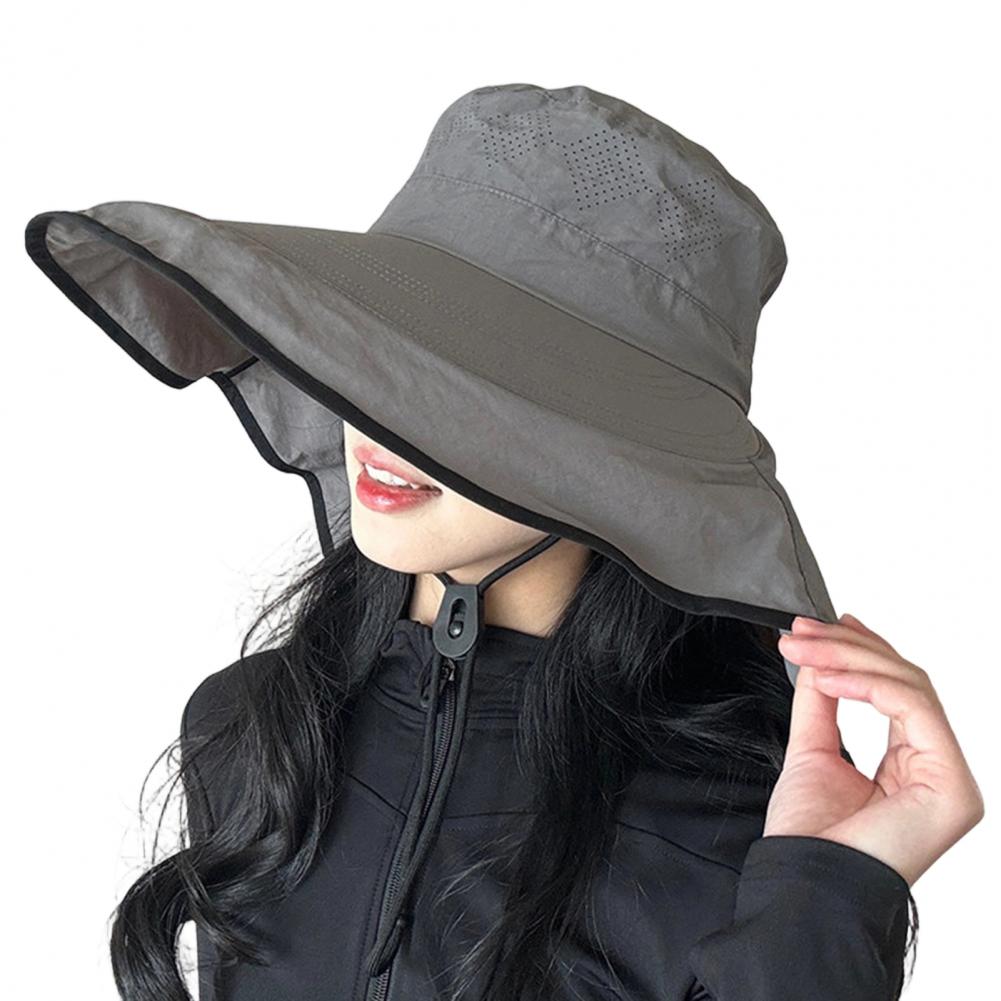 Breathable Mesh Fishing Hat Wo - Hat Floppy Wide ulasan dan harga
