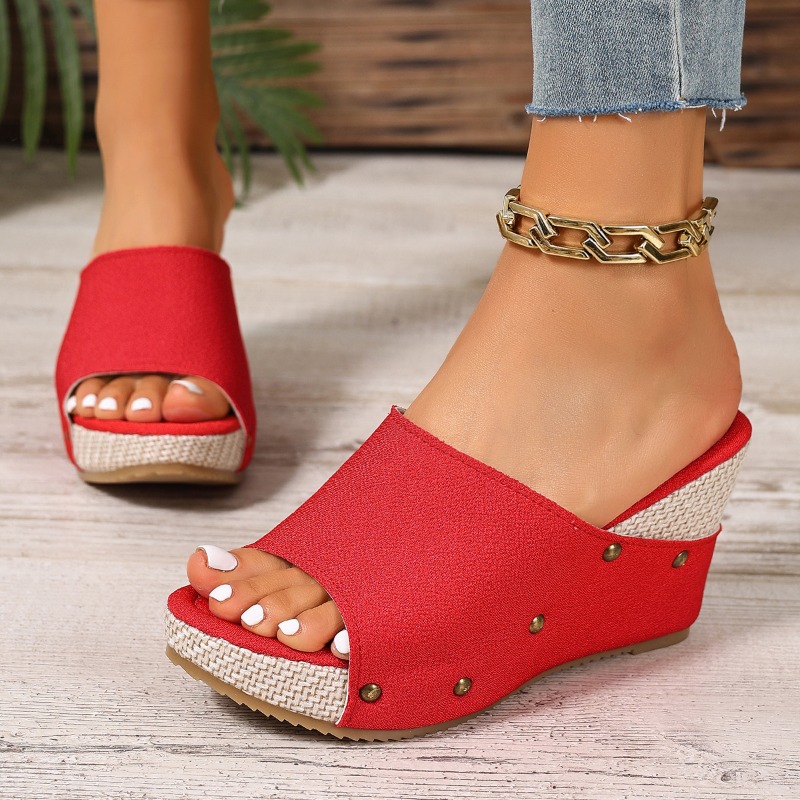 2026 Summer New Women Slippers - Wedge Espadrille Women ulasan dan harga