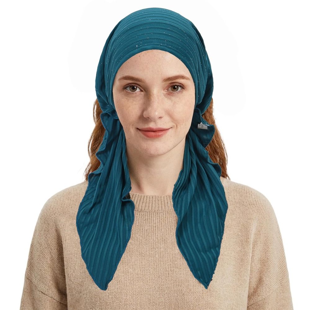 Trendy Stretch Fabric Pre-Tied - Headband Summer Knit ulasan dan harga