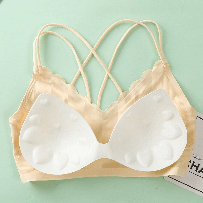 3D Sexy Lingerie Seamless Spor - Bralette Triangle Set ulasan dan harga