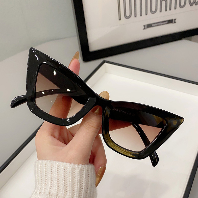 New Big Frame Vintage Square S - Sunglasses Cat Eye ulasan dan harga