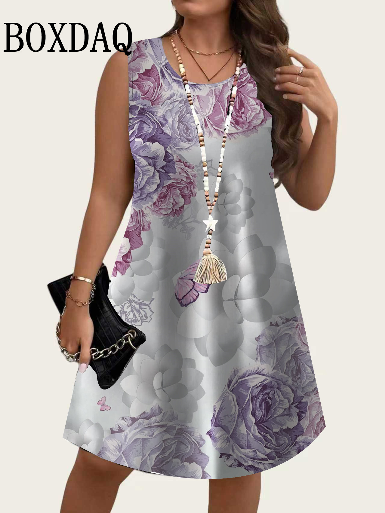 2026 Summer New Women's Sleeve - Romper Floral Print ulasan dan harga