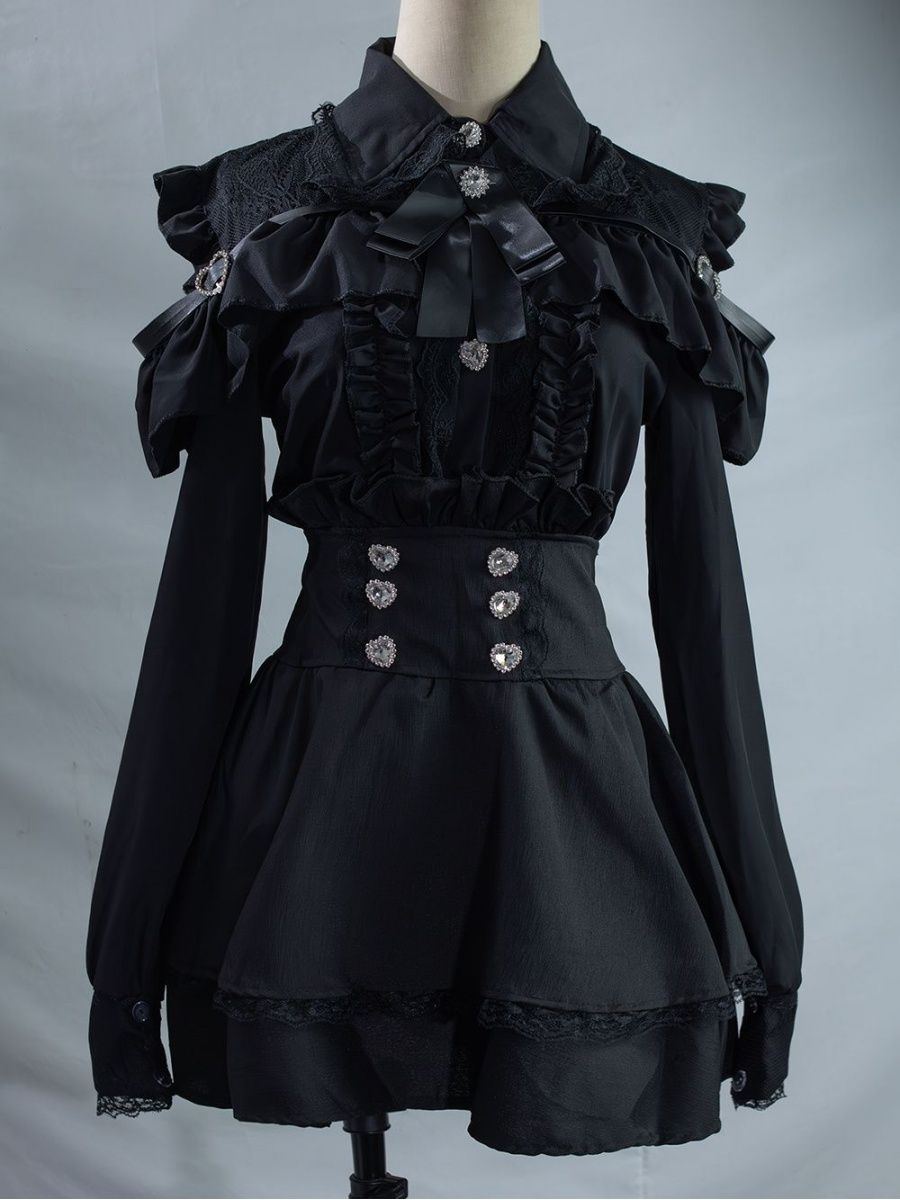 Subculture JK Uniform 2 Piece  - Blouse Off Shoulder ulasan dan harga