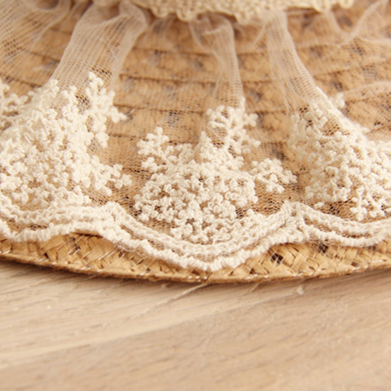 Women Lace Sun Hats For  Wide  - Hat Floppy Wide ulasan dan harga