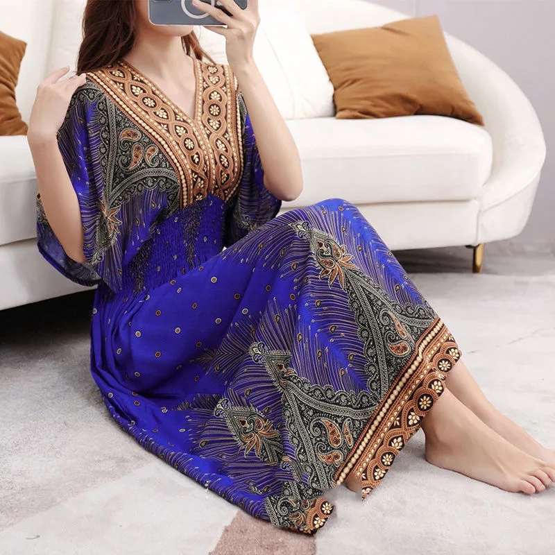 Bohemia Romantic Sweet Holiday - Midi Skirt Floral ulasan dan harga