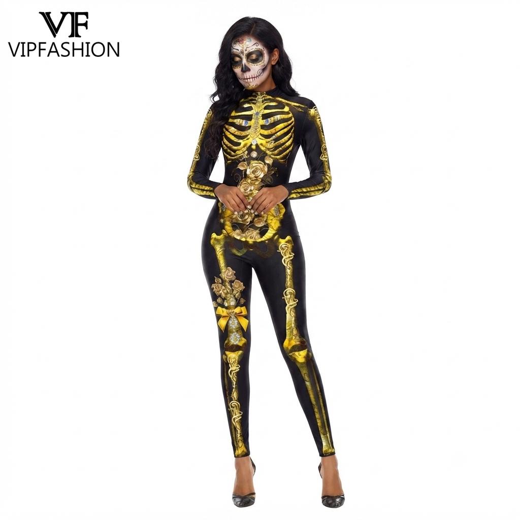VIP FASHION Women Halloween Da - Romper Floral Print ulasan dan harga