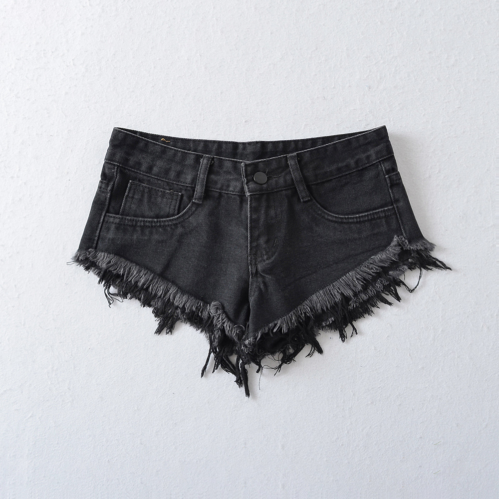 шорты y2k  Sexy Short Denim Sh - Shorts Denim Frayed ulasan dan harga