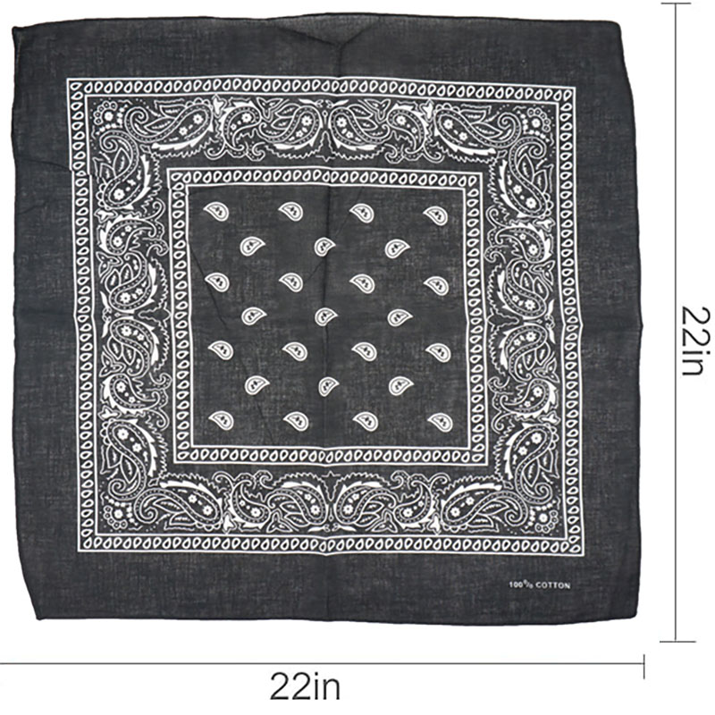 100% Cotton Paisley Bandana Bo - Headband Summer Knit ulasan dan harga