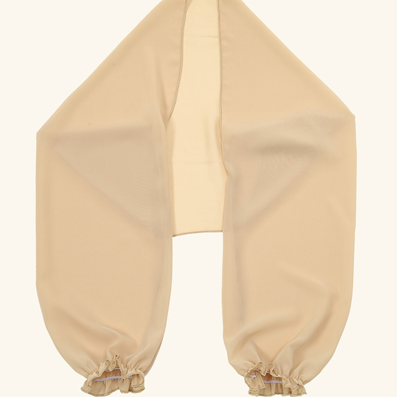 Solid Color Chiffon Shawl Summ - Blouse Off Shoulder ulasan dan harga